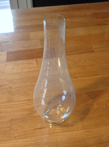 Verre lampe pétrole - verre,