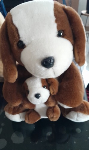Peluche chien avec son - avec,