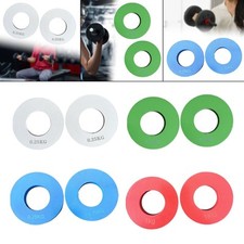 2x Plaques d'haltères en acier faciles à ranger, musculation, gym,