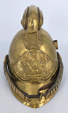 Casque de pompiers WILLER sur Thur (68) 1855 Second Empire Napoléon aigle