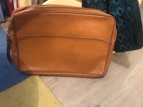 Ancien porte document marron - porte,