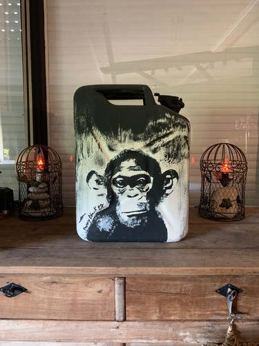 Jerrican ancien customisé - , –