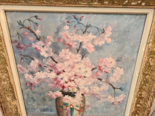 Tableau ancien yvonne - tableau,