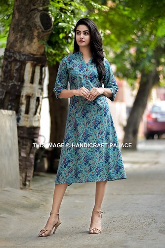 Kurta kurti floral - kurta,