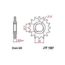 PIGNON P 428 Z 19 YAMAHA SR