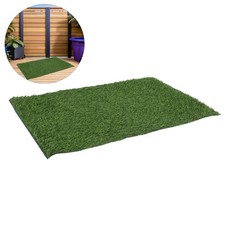  Tapis ovales en gazon artificiel réaliste, tapis de gazon synthétique, dalles