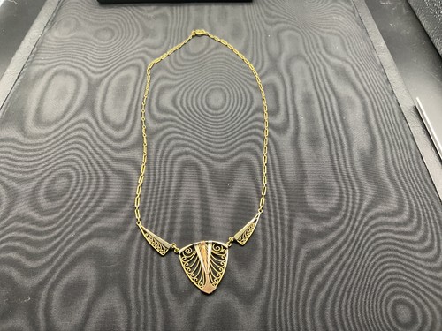 Ancien bijoux collier doré - ancien,