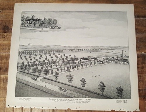 Ancien acier gravure norwood - ancien,