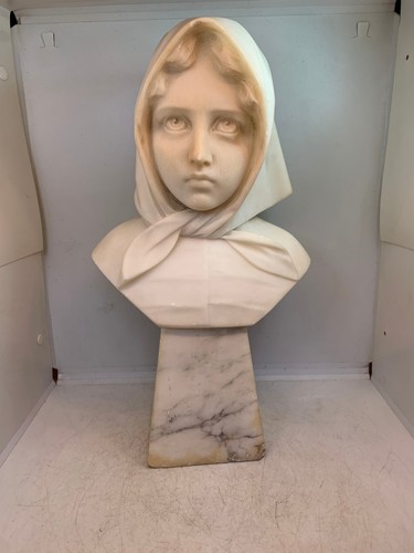 Ancien buste jeune fille en - de,