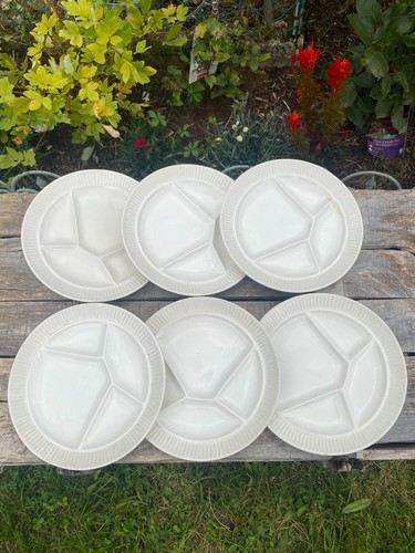 Lot assiettes a - 6, fondue