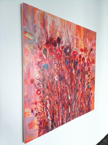 Grand tableau bouquet - tableau, fleurs