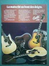 ANTIQUE ADVERT CLIPPING 80's Guitar Guild PUB
