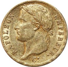 CD1039 Rare 20 Francs Napoléon Ier 1812 A Paris Tête Laurée Or Gold AU ->  Offre