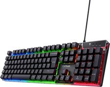 Clavier PC mécanique rétroéclairage LED gamer filaire AZERTY robuste durable