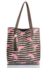 Sac À Main Western Pour Filles Avec Imprimé Parapluie Marron