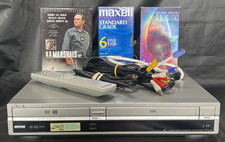 TESTED Sony DVD Recorder VHS Combo VHS to DVD Transfer RDR-VX500 + Remote + EXT