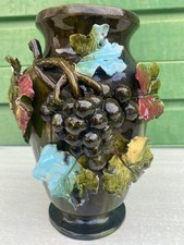 Ancien vase barbotine 19ème