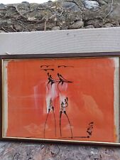 Tableau Africain Signé Sow