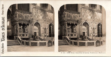 Italie, Rome, Saint-Jean de Latran, Confession et Baldaquin, Vintage print, ca.1