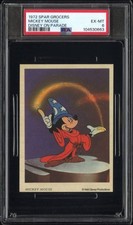 1972 SPAR GROCERS DISNEY ON PARADE MICKEY MOUSE PSA GRADED 6 EX-MINT RARE!!!