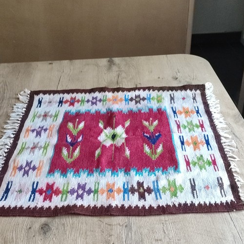 Petit tapis carré vintage - petit,