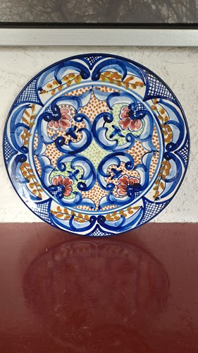 Grande assiette murale - , en