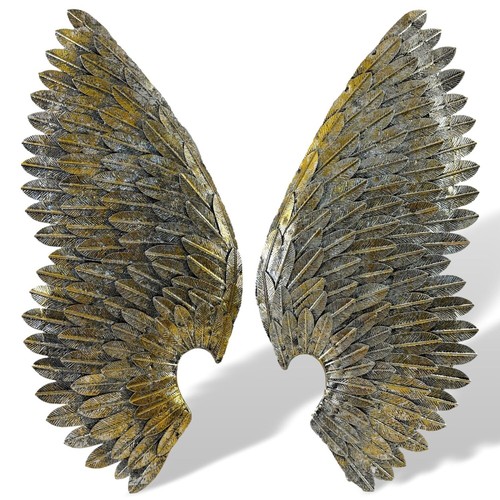 Paire ailes ange - paire, métal