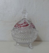 bonbonnière en cristal 17cm
