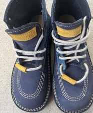 Kickers Navy Lace Up Boot Size 38UK US7.5