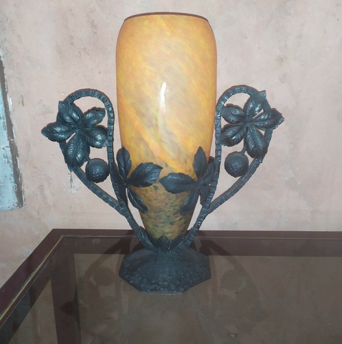 Vase art deco - fer, forgé
