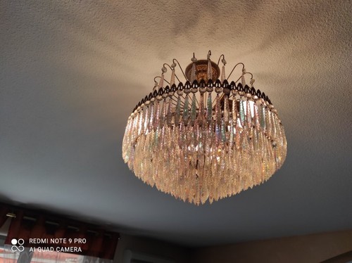 Lustres pampilles cristal - , de