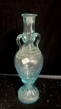 Ancienne carafe bleu soufflée