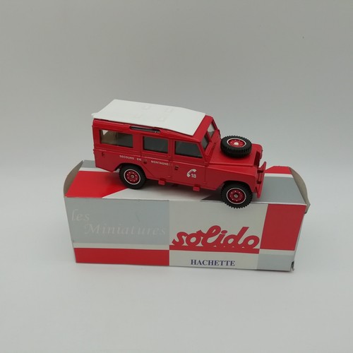 Solido pompiers land rover - solido,