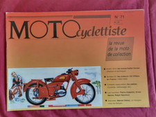 revue MOTOcyclettiste  N°71/  les motos KELLER-DORIAN / les moteurs 125 VILLIERS