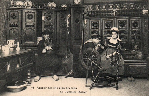 Cpa autour des - cpa, lits