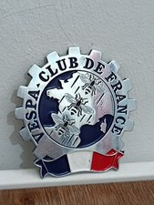 convient pour VESPA CLUB PLACCA BADGE EMBLÈME Club France