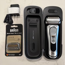 Braun Series 9 Pro 9477cc Electric Shaver with PowerCase - Extra head