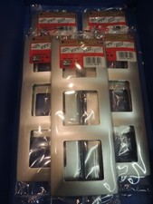 1  plaque triple niloé argent