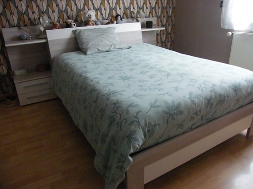 Tête lit sommier 140x190 - de,