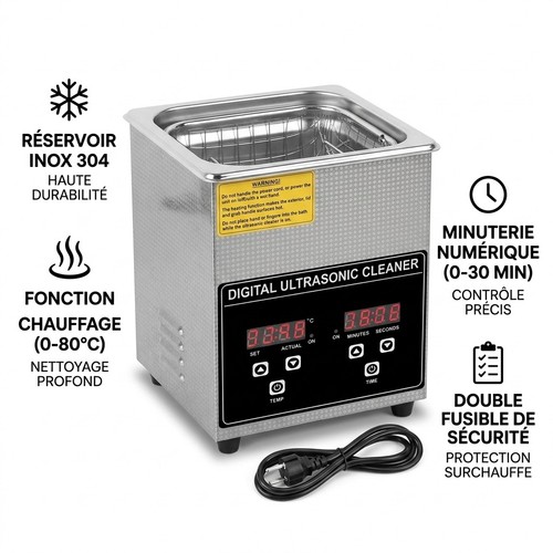 Nettoyeur ultrasons inox - nettoyeur,