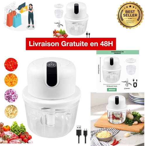 Hachoir électrique 300 - ml, usb