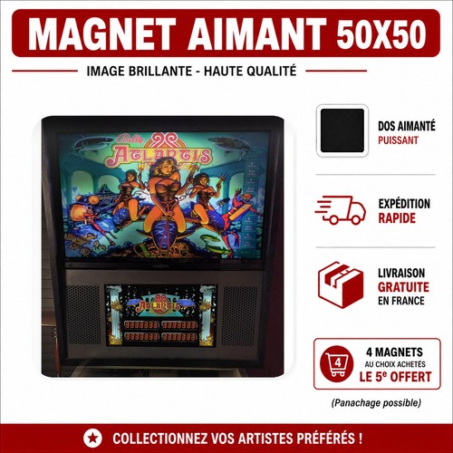 Magnet atlantis bally pinball - magnet,