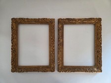 Paire de cadre en bois