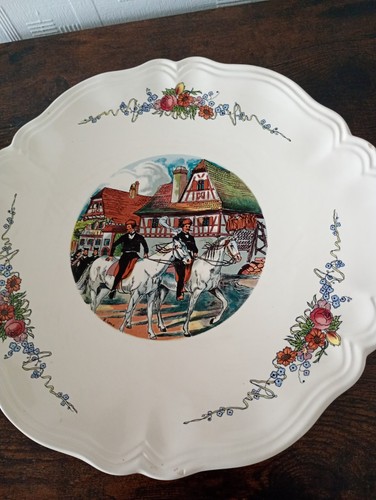 Ancien plat sarreguemines - ancien,