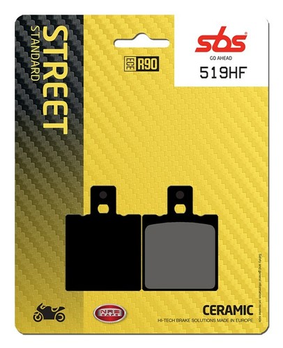 Sbs 519hf plaquettes frein - plaquettes,