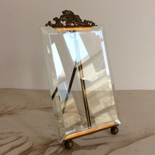 Ancien Cadre Photo Laiton et