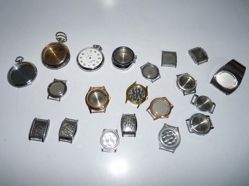Lot ancien boitiers montre - 20,