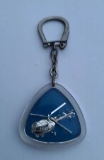 Trandparent AVIATION HELICOPTER KEY FOB PUMA Interior Embossed 