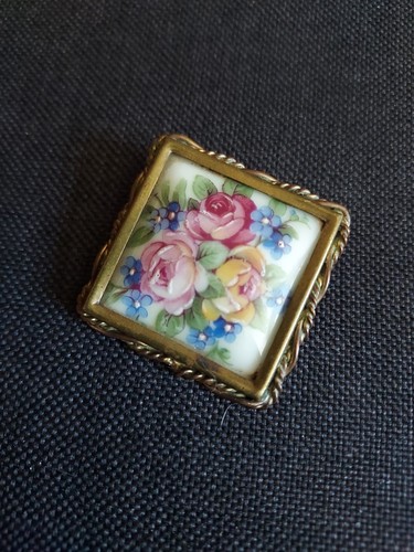 Ancienne broche carré - ancienne,