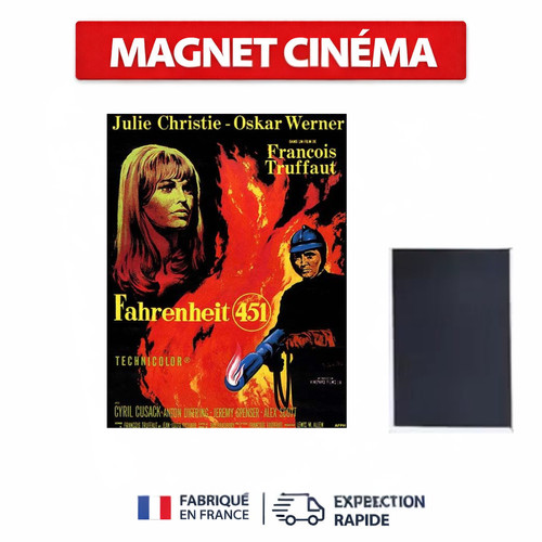 Magnet frigo film fahrenheit - magnet,